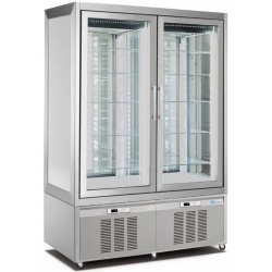 Vitrina de vinuri Arte Vino OXP1T98NPD capacitate 98 sticle temperatura 0/+35°C negru