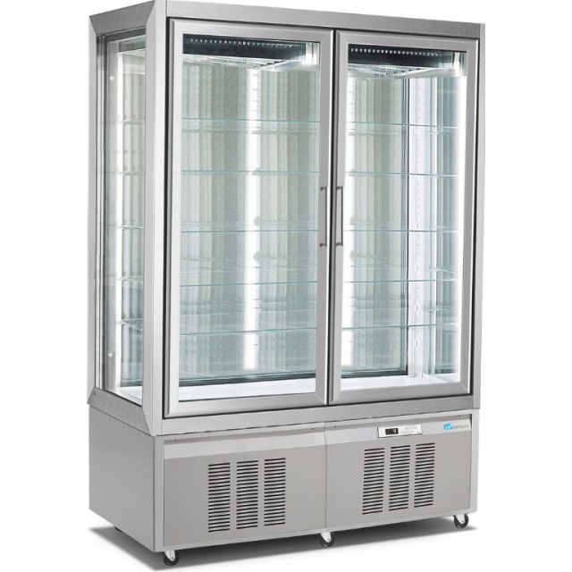 Vitrina de vinuri Arte Vino OXP1T98NPD capacitate 98 sticle temperatura 0/+35°C negru
