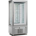 Vitrina frigorifica pentru cofetarie Longoni M2-600 CLASSIC 9224 capacitate 1200l 1 zona racire +2 / + 10 °C argintiu