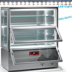 Vitrina frigorifica din sticla Diamond KUB/52AV, 4 rafturi ,2 usi ventilate