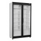 VITRINA FRIGORIFICA BAUTURI SARO 453-1010, CU 2 USI + SPATIU PUBLICITAR, CAPACITATE 850 L, 0 / +10 ° C, INOX / NEGRU / ALB VITRINA FRIGORIFICA BAUTURI SARO 453-1010, CU 2 USI + SPATIU PUBLICITAR, CAPACITATE 850 L, 0 / +10 ° C, INOX / NEGRU / ALB