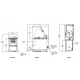 Friteuza sub presiune BROASTER 2400E, sistem filtrare integrat, capacitate rezervor ulei 28,5 lt, inox