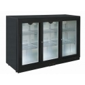 VITRINA FRIGORIFICA BAR SARO BC 320SD 437-1040, CU 3 USI GLISANTE, CAPACITATE 320 L, TEMPERATURA +2 / +10 ° C, INOX / NEGRU