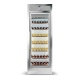 Vitrina frigorifica incorporabila vinuri Silfer WVN 550 RLB, 558 l, 7 rafturi, temperatura +6°+18°C, inox