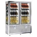 Vitrina cofetarie Tecfrigo MUSA 120 Q, capacitate 120 l, temperatura -15/-21 ºC, negru