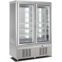 Vitrina frigorifica No-Frost Longoni M2-400 CLASSIC 7516VNP capacitate 850l 1 zona racire +5 / -20 °C argintiu