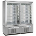 Vitrina frigorifica No-Frost Longoni M2-600 CLASSIC 9321VNP capacitate 1200l 1 zona racire +5 / -20 °C argintiu