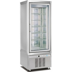 Vitrina frigorifica SoftAir Longoni M1-400 CLASSIC 3905 capacitate 420l 1 zona racire -2 / + 15°C argintiu
