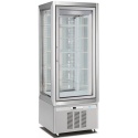 Vitrina frigorifica SoftAir Longoni M1-400 CLASSIC 3902 capacitate 420l 1 zona racire -2 / + 15°C argintiu