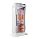 Vitrina cofetarie Tecfrigo MUSA 120 Q, capacitate 120 l, temperatura -15/-21 ºC, negru