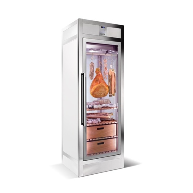 Vitrina cofetarie Tecfrigo MUSA 120 Q, capacitate 120 l, temperatura -15/-21 ºC, negru