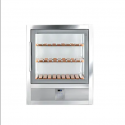Vitrina cofetarie Tecfrigo MUSA 120 Q, capacitate 120 l, temperatura -15/-21 ºC, negru
