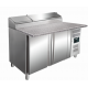 MASA RECE SARO 1/3 GN 323-1115, CAPACITATE 496 L, 2 USI, TEMPERATURA + 2 / + 8 ° C, INOX
