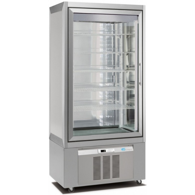 Vitrina frigorifica SoftAir Longoni M1-600 CLASSIC 9911 capacitate 600l 1 zona racire -2 / + 15°C argintiu