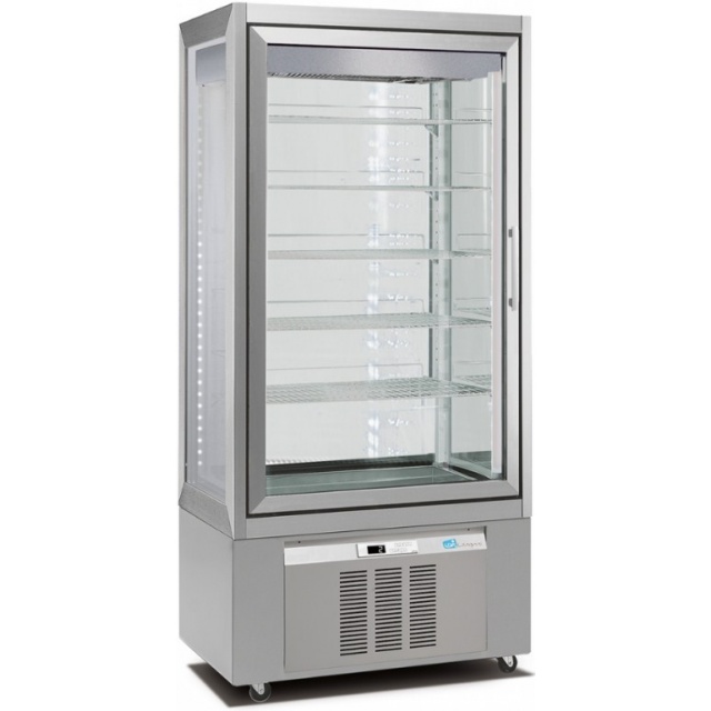 Vitrina de vinuri Arte Vino OXP1T98NPD capacitate 98 sticle temperatura 0/+35°C negru