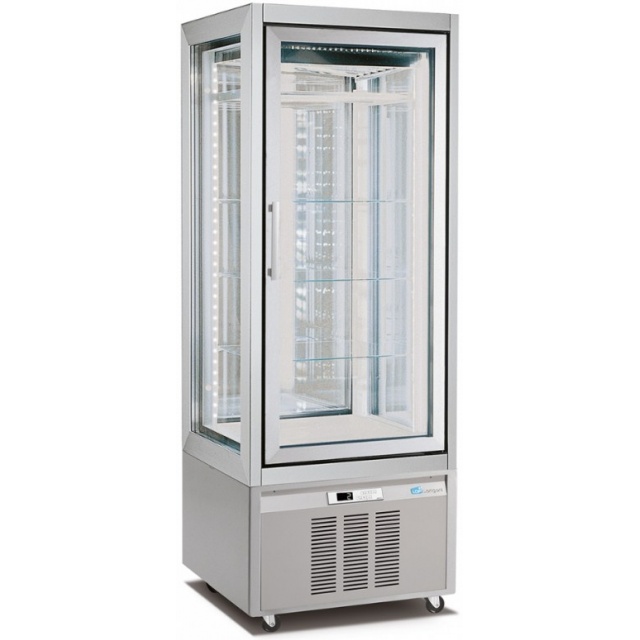 Vitrina frigorifica pentru macelarie Longoni M1-400 CLASSIC 3714 capacitate 420l 1 zona racire ± 0 / + 4°C argintiu