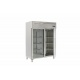 Vitrina frigorifica profesionala Forcold G-GN1410TNG-F, capacitate 1300 l, 2 usi, temperatura -2°C/+8°C, inox