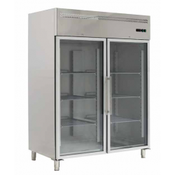 Vitrina frigorifica Cool Wise DC 368, capacitate 300 L, 1 zona de temperatura +1° ~ +10°C, negru