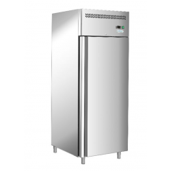 Frigider profesional Forcold G-GN600TN-F, capacitate 600 l, temperatura +2°C/+8°C, inox