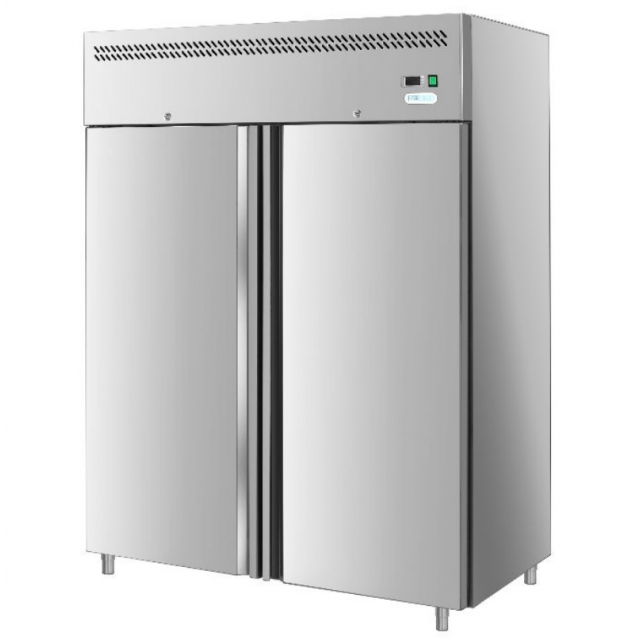 Vitrina frigorifica Cool Wise DC 368, capacitate 300 L, 1 zona de temperatura +1° ~ +10°C, negru