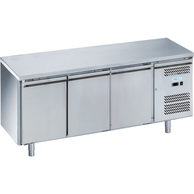 Vitrina frigorifica Cool Wise DC 368, capacitate 300 L, 1 zona de temperatura +1° ~ +10°C, negru