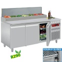 Masa rece salata Diamond DTS-7/R2, 405 l, 3 usi GN 1/1