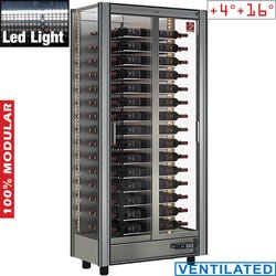 Vitrina frigorifica vinuri DIAMOND GVV-1, 530 L, ajustabila