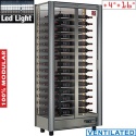 Vitrina frigorifica vinuri DIAMOND GVV-1, 530 L, modulara