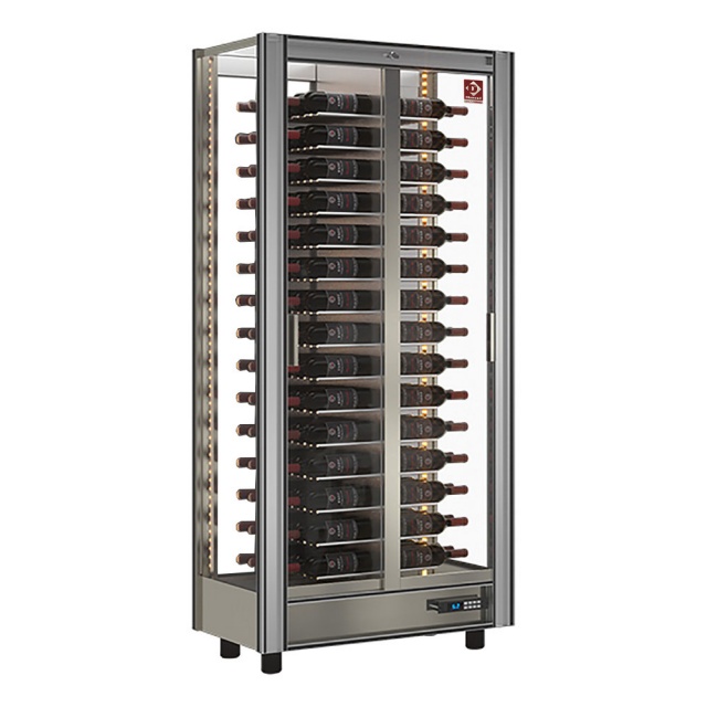 Vitrina frigorifica vinuri DIAMOND GVV-1/TR, 530 L, ajustabila