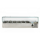 Vitrina frigorifica Cool Wise DC 368, capacitate 300 L, 1 zona de temperatura +1° ~ +10°C, negru