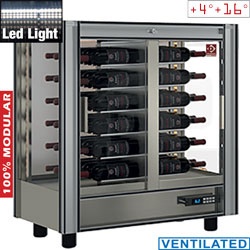 Vitrina frigorifica vinuri DIAMOND PVV-1, 216 L, ajustabila