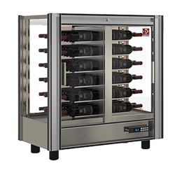 Vitrina frigorifica vinuri DIAMOND GVV-1, 530 L, ajustabil