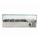 Vitrina frigorifica Cool Wise DC 368, capacitate 300 L, 1 zona de temperatura +1° ~ +10°C, negru
