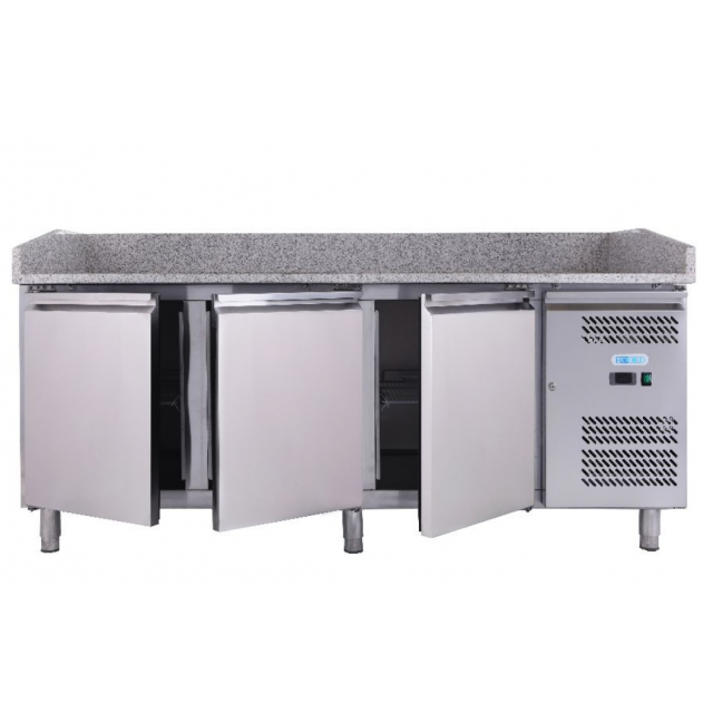 Vitrina frigorifica Cool Wise DC 368, capacitate 300 L, 1 zona de temperatura +1° ~ +10°C, negru