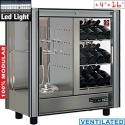 Vitrina frigorifica vinuri DIAMOND GVV-1, 530 L, ajustabil