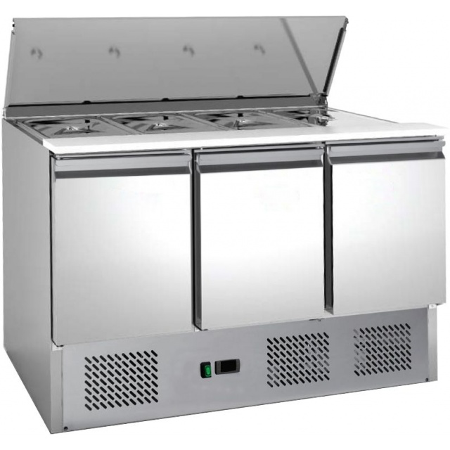 Vitrina frigorifica Cool Wise DC 368, capacitate 300 L, 1 zona de temperatura +1° ~ +10°C, negru