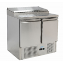 Masa rece salate Forcold Saladette G-PS200-FC capacitate 254 l, temperatura +2/+8°C, inox