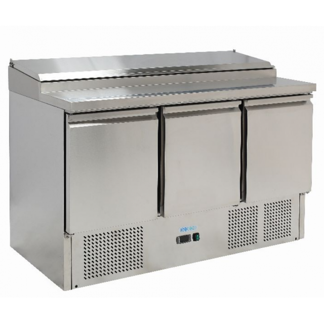Vitrina frigorifica Cool Wise DC 368, capacitate 300 L, 1 zona de temperatura +1° ~ +10°C, negru
