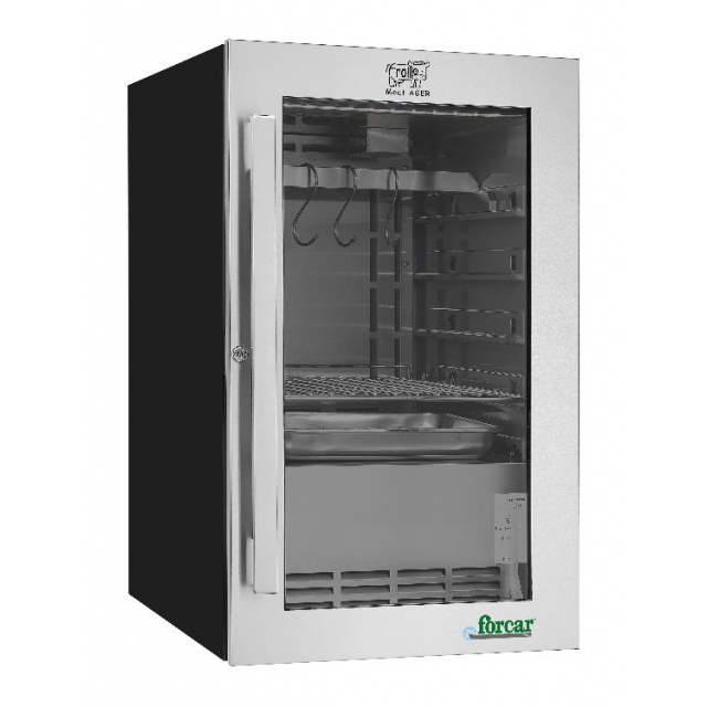 Vitrina frigorifica Cool Wise DC 368, capacitate 300 L, 1 zona de temperatura +1° ~ +10°C, negru