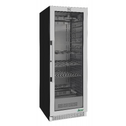Vitrina frigorifica Cool Wise DC 368, capacitate 300 L, 1 zona de temperatura +1° ~ +10°C, negru