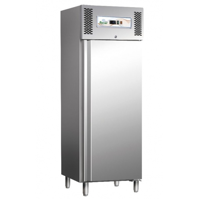 Vitrina frigorifica Cool Wise DC 368, capacitate 300 L, 1 zona de temperatura +1° ~ +10°C, negru