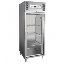 Vitrina frigorifica Cool Wise DC 368, capacitate 300 L, 1 zona de temperatura +1° ~ +10°C, negru