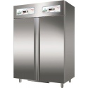 Combina frigorifica profesionala Forcar G-GN1200DT cu 2 usi, capacitate 1104 l, 2 zone temperatura +2°+8°/-18°-20°C, Inox