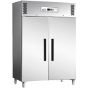 Congelator profesional Forcar G-ECV1200BT cu 2 usi, capacitate 1173 l, temperatura -18°-22°C, Inox