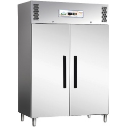 Vitrina frigorifica Cool Wise DC 368, capacitate 300 L, 1 zona de temperatura +1° ~ +10°C, negru