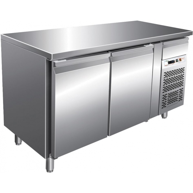 Masa rece frigorifica Forcar G-GN2100TN, capacitate 282 l, temperatura -2°+8°C, Inox