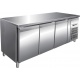 Masa rece frigorifica Forcar G-GN3100TN cu 3 usi, capacitate 417 l, temperatura -2°+8°C, Inox