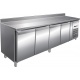 Masa rece cu rebord Forcar G-GN4200B cu 4 usi, capacitate 553 l, temperatura -18°-22°C, Inox Masa rece cu rebord Forcar G-GN4200B cu 4 usi, capacitate 553 l, temperatura -18°-22°C, Inox
