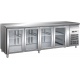 Masa rece cu usi din sticla Forcar G-GN4100TNG, 4 usi, capacitate 553 l, temperatura -2°+8°C, Inox Masa rece cu usi din sticla Forcar G-GN4100TNG, 4 usi, capacitate 553 l, temperatura -2°+8°C, Inox