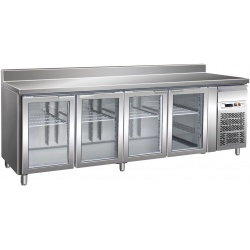 Vitrina frigorifica Cool Wise DC 368, capacitate 300 L, 1 zona de temperatura +1° ~ +10°C, negru
